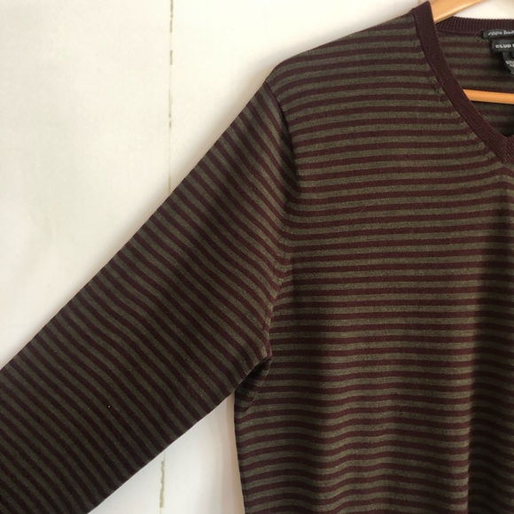 Club Monaco Striped Merino Wool Sweater - Picture 3 of 6